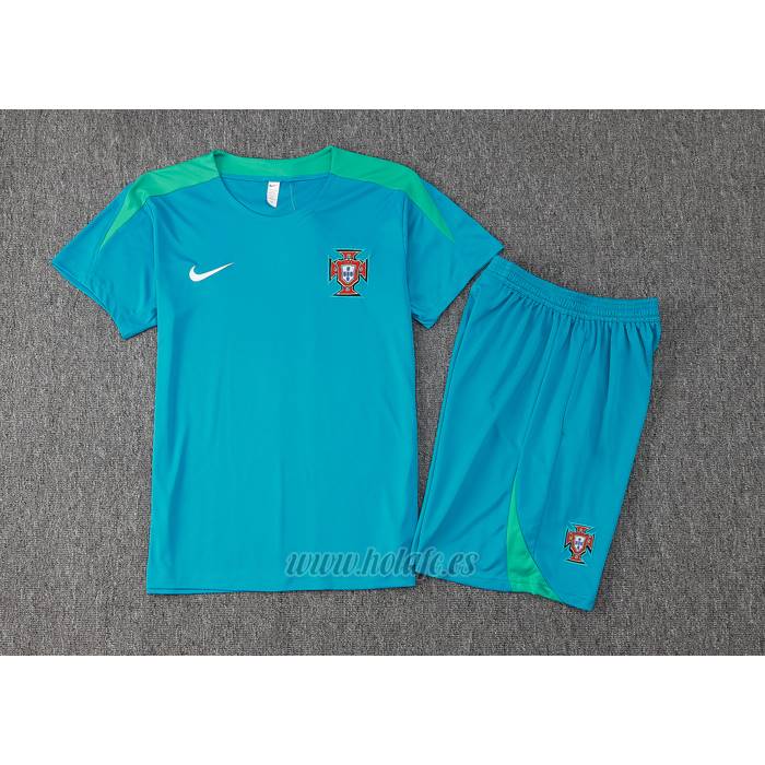 Chandal del Portugal Manga Corta 2024-2025 Verde - Pantalon Corto